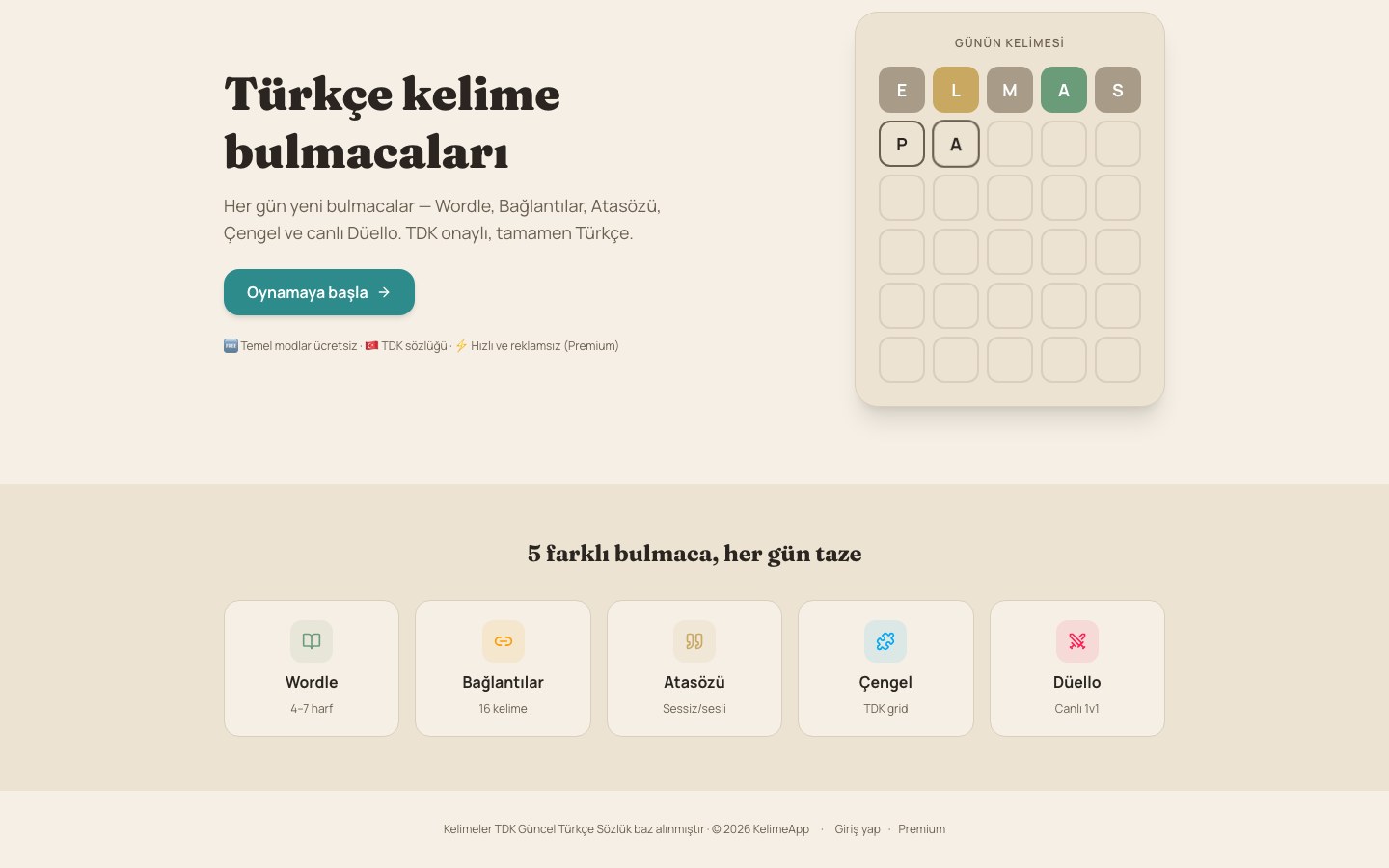 Kelime App screenshot 2
