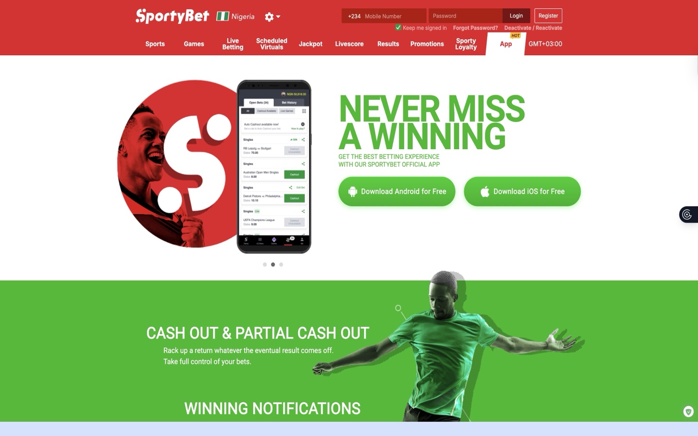 SportyBet screenshot 2